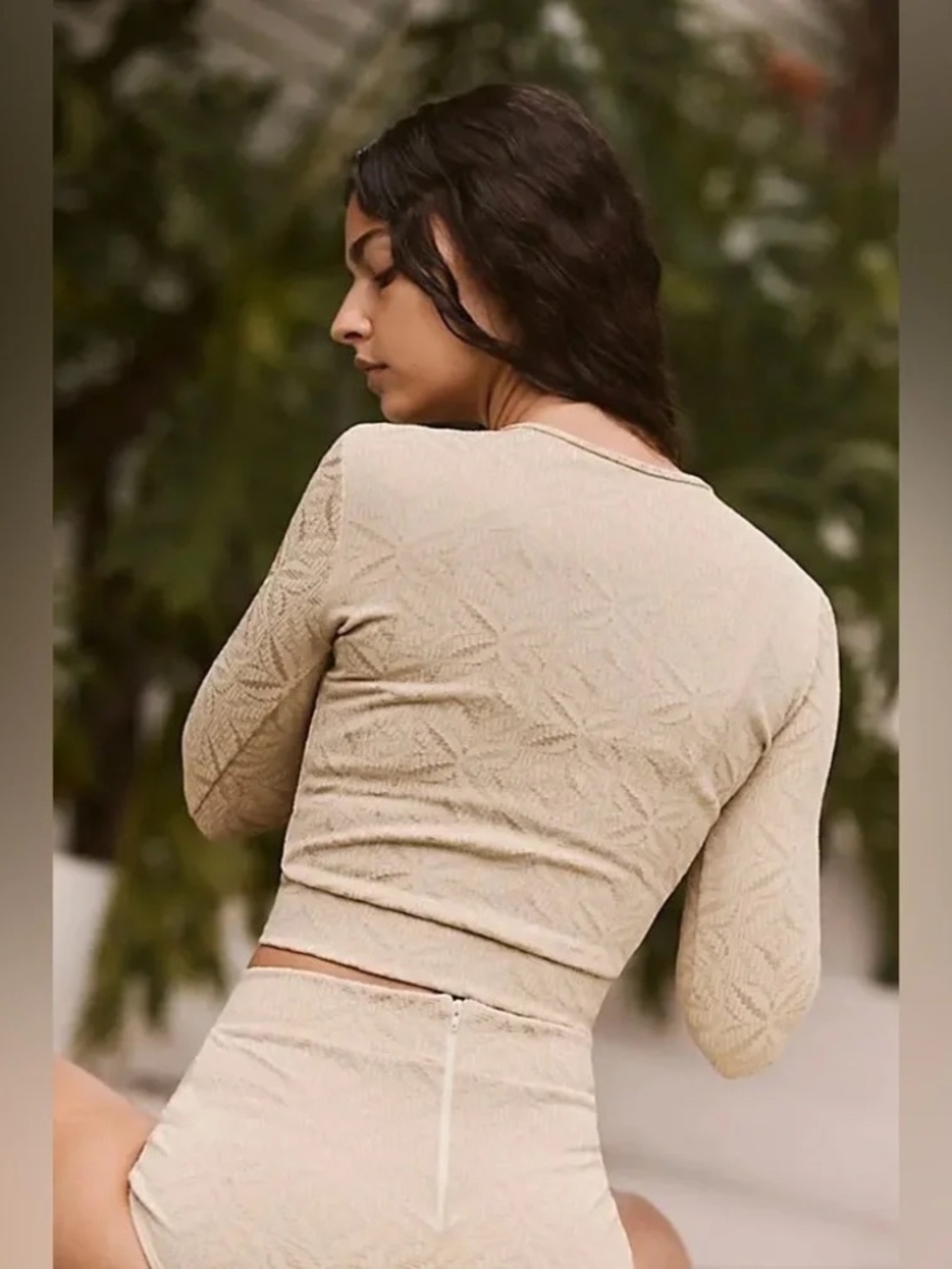 NWT Seea Free People Cropped Rashguard Swim Top Size XS - Picture 4 of 6